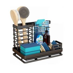 Kitchen Storage & Organization Sink Dish Drying Rack (Color: Black, Type: Style A)